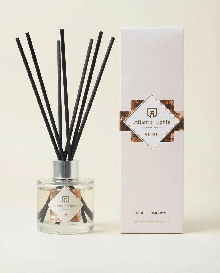 Glint Reed Diffuser - Wild Rhubarb & Rose
