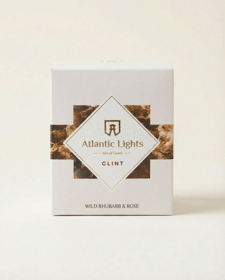 Glint Candle - Wild Rhubarb & Rose