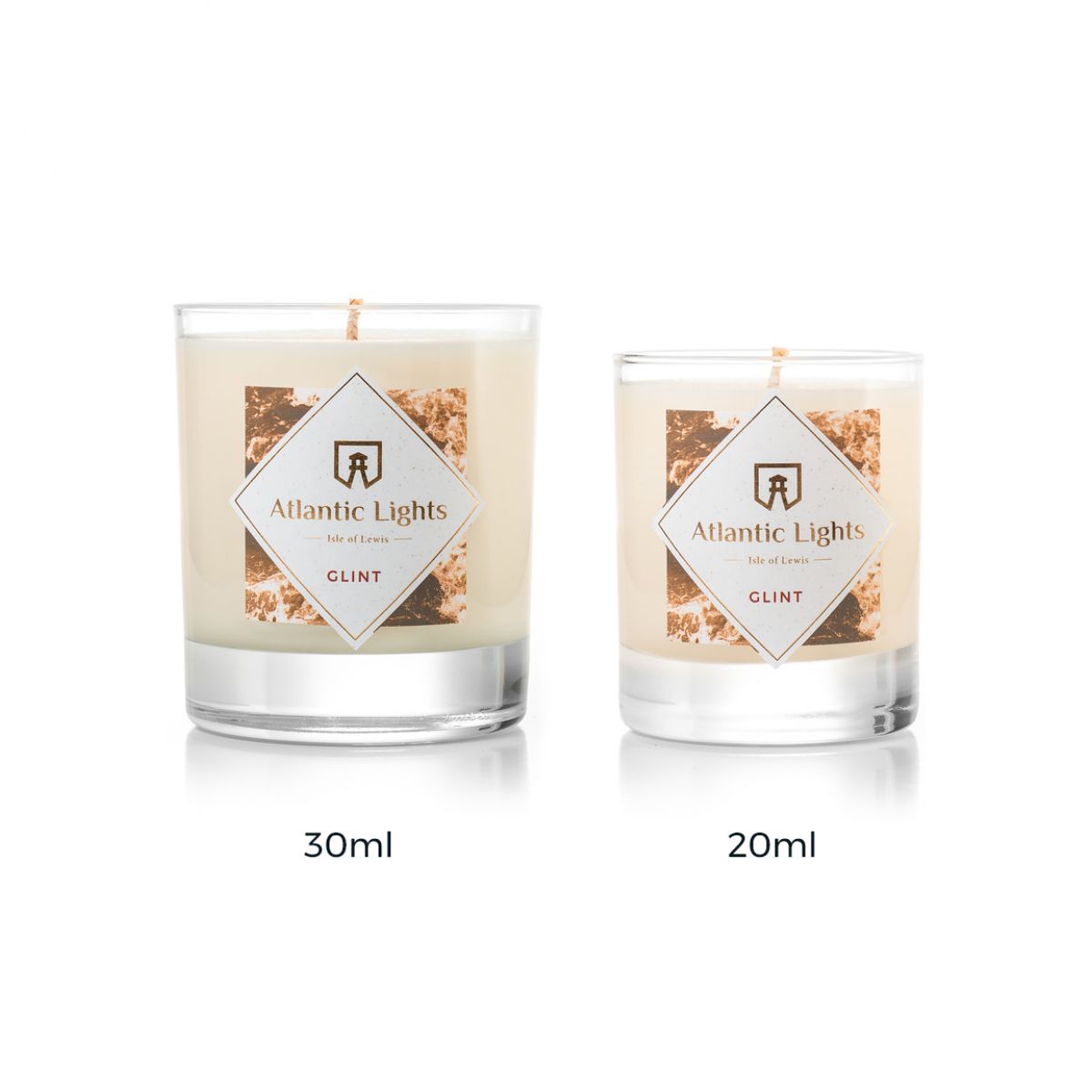 Glint Candle - Wild Rhubarb & Rose